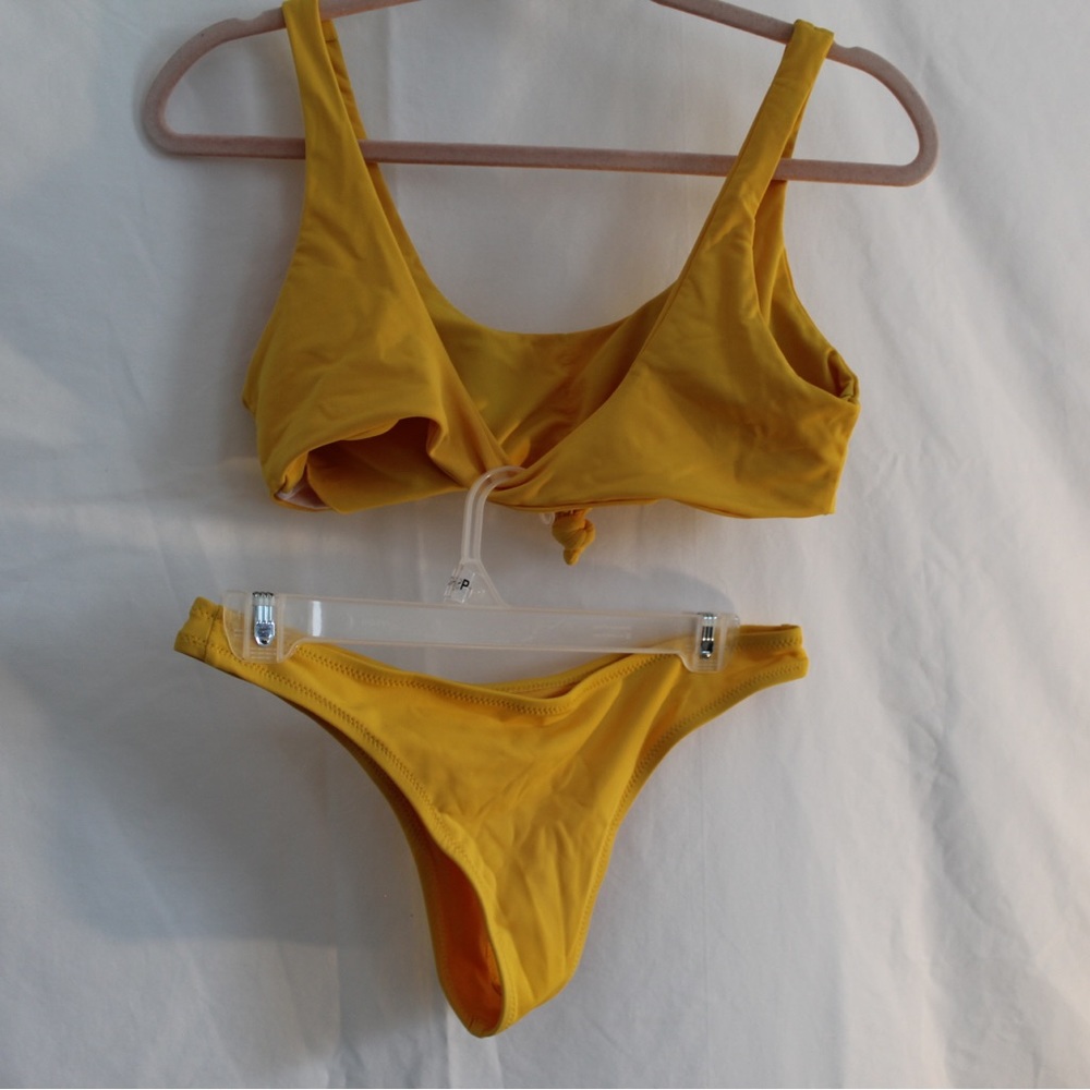 SHEIN Yellow Bikini